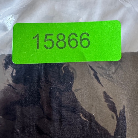 LOFT Women's Small Sheer Blouse Long Sleeve Tie V-Neck Boho Whimsigoth Black - Picture 14 of 14